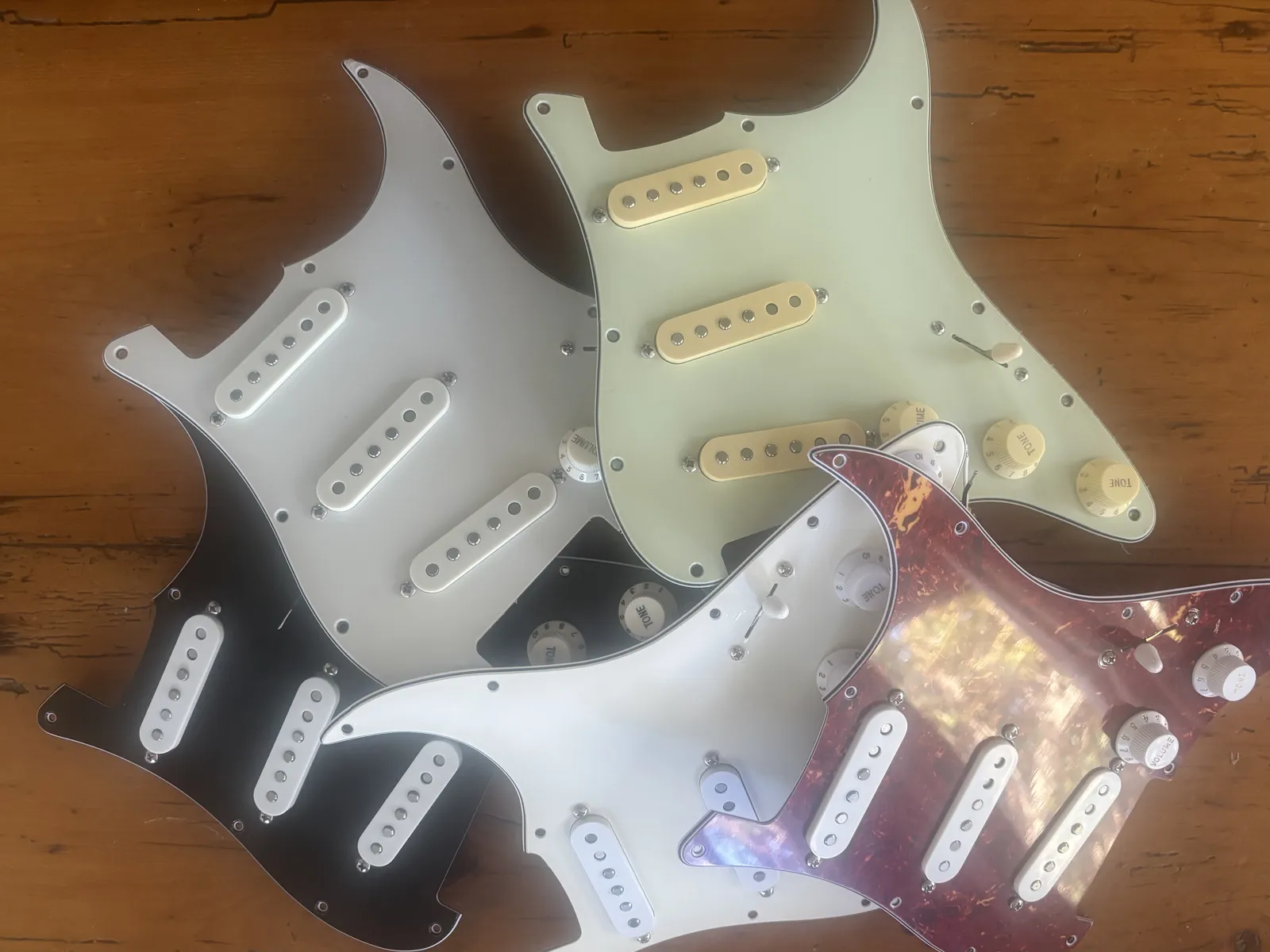 Loaded Strat Pickguards